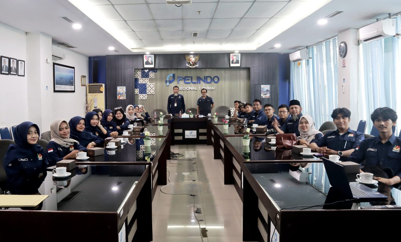 Kunjungan Industri ke Pelindo Regional 1 Dumai, Mahasiswa Pelajari Praktik Bisnis Digital