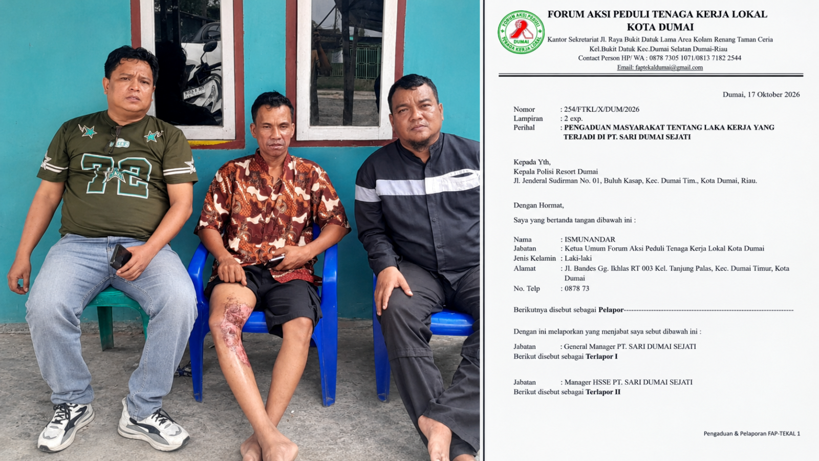 Kecelakaan Kerja di Area PT SDS Disorot, FAP Tekal Desak Polisi Usut Dugaan Pelanggaran K3