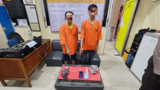 10 Paket Diduga Sabu Disita, Dua Pria Diciduk Satresnarkoba Polres Dumai